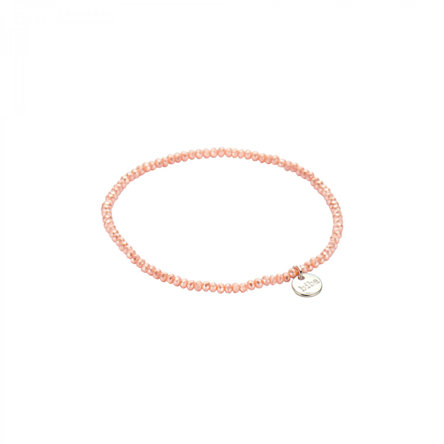 Biba Perlen-Armband aus Crystal rosa 1mm