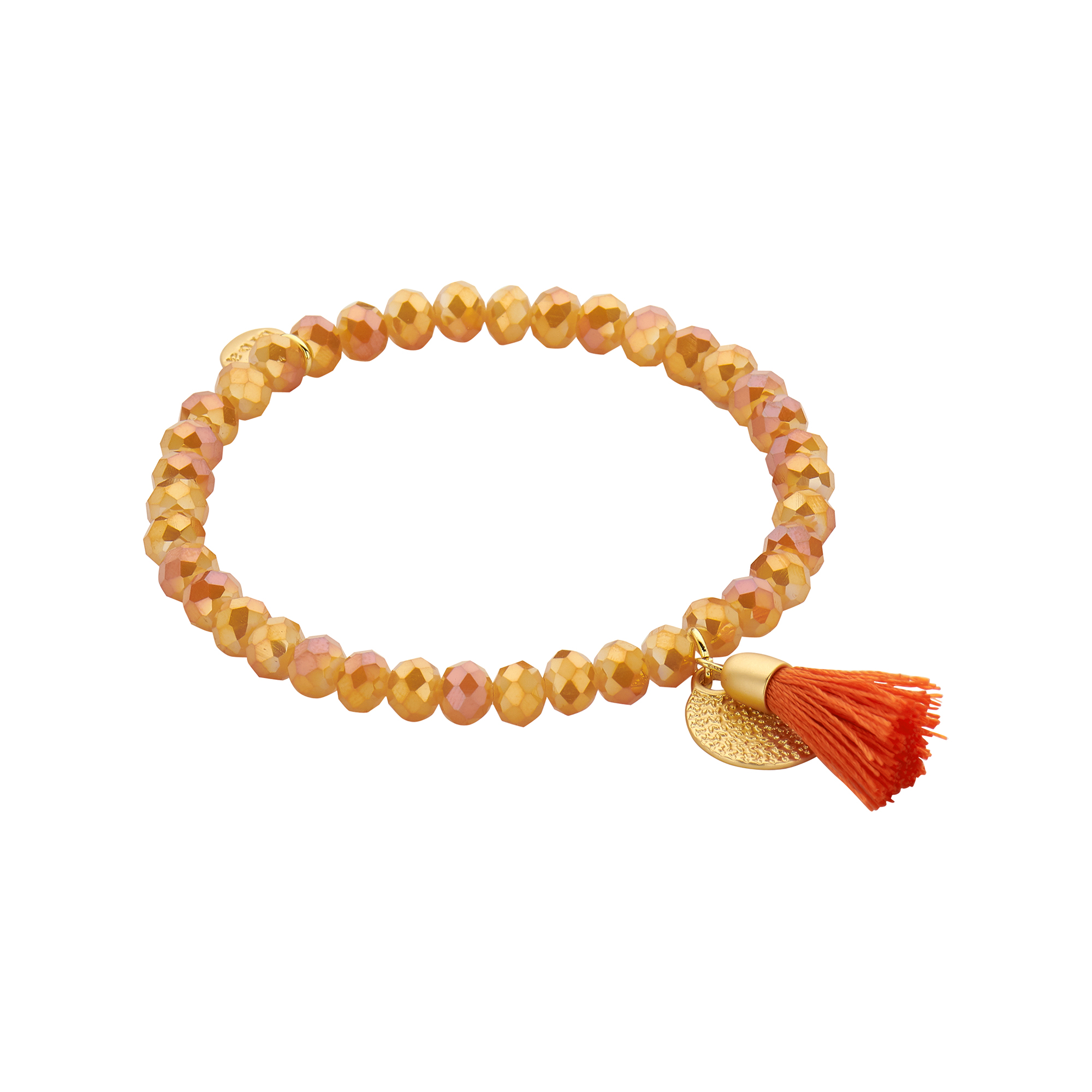 Biba Perlen-Armband aus Crystal orange