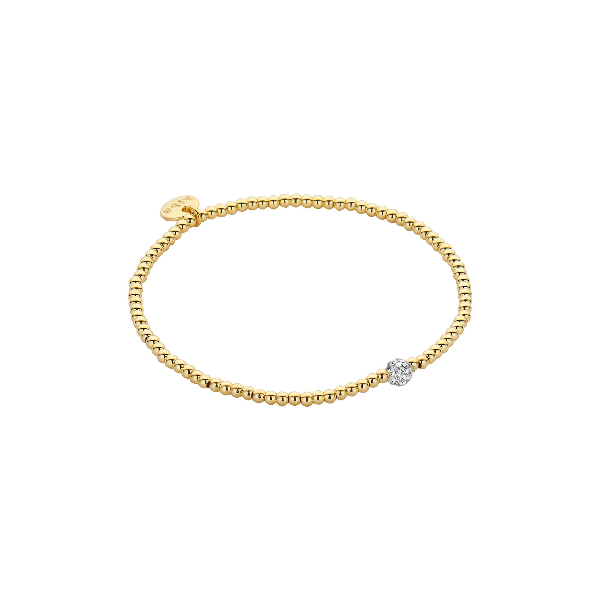 Biba Perlen-Armband aus Metall goldfarben